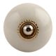 Cream Golden Fitting Ceramic Cabinet Knob Online